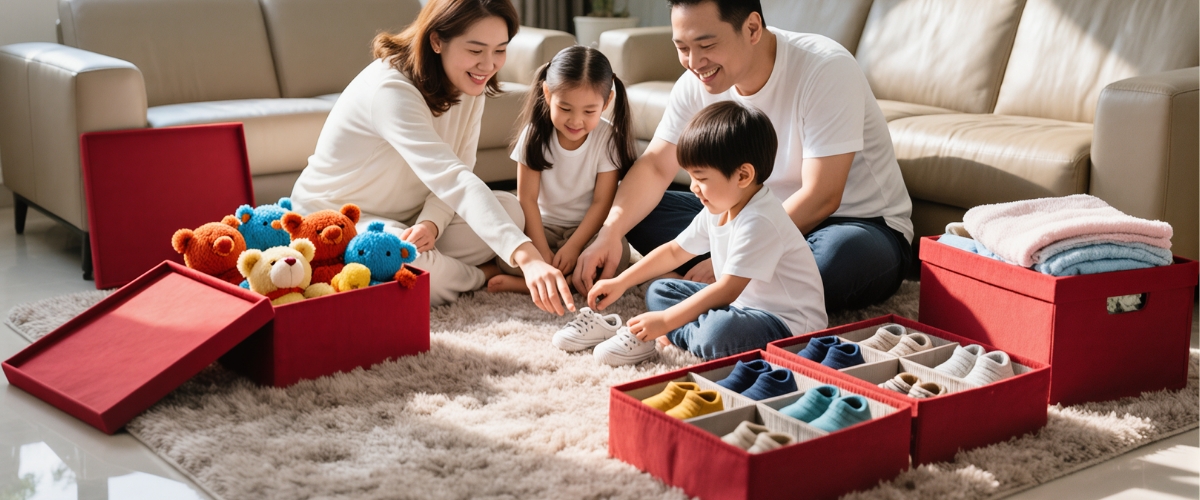 full line home storage box