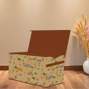 Large Folding Toy Box Chest with Lid