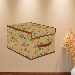 Collapsible Stackable Storage Bins with Lids