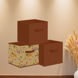 Set of 3 Folding Nursery Closet Drawer