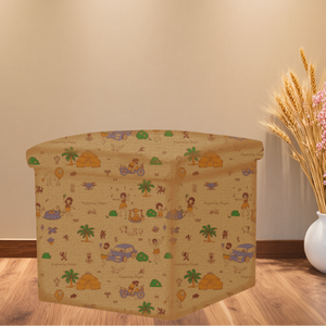 Folding Storage Ottoman