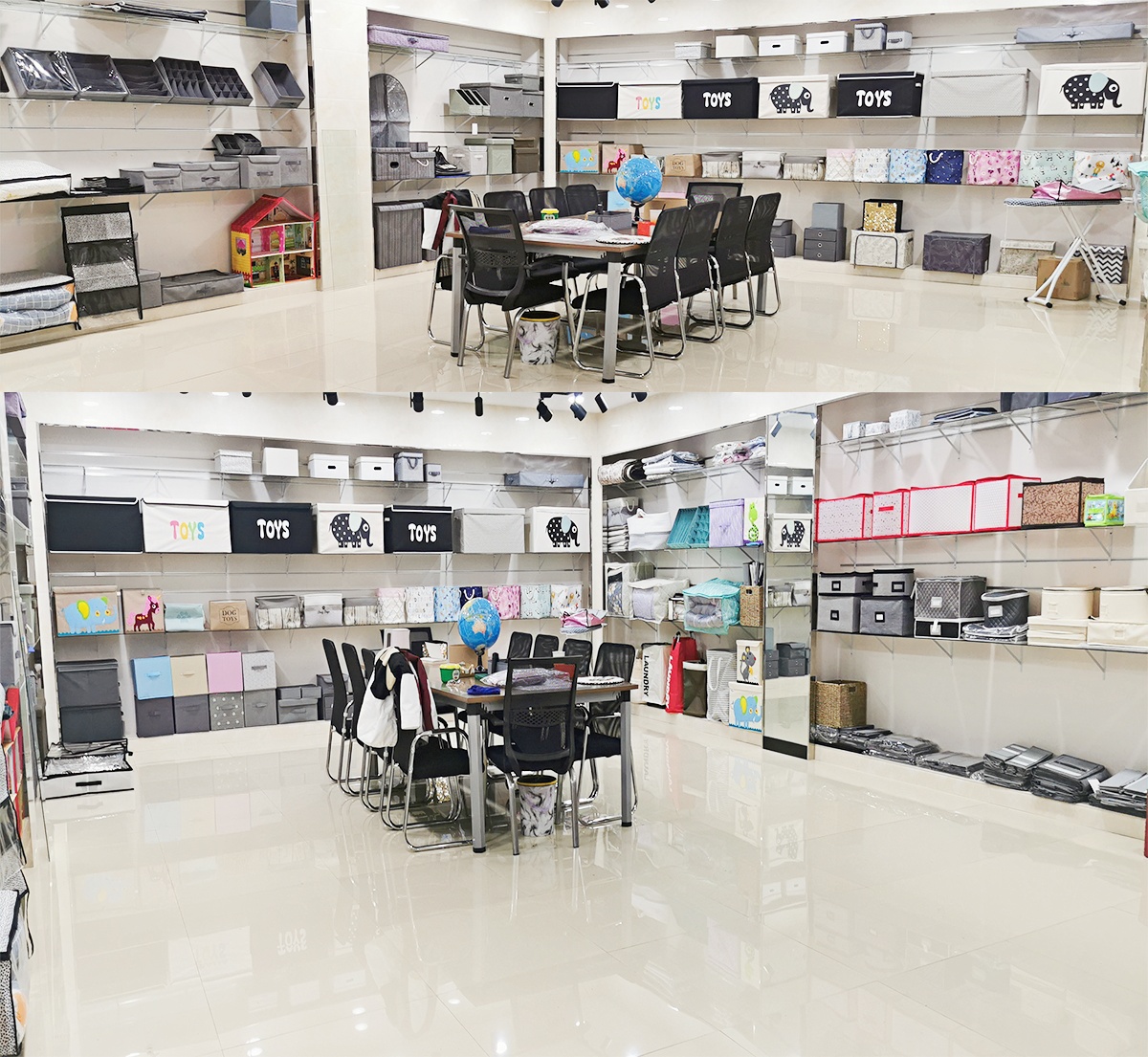 home storage products of show room